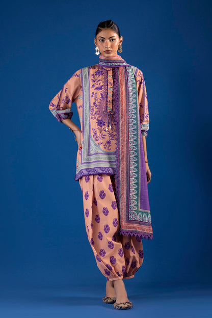 Sana Safinaz | Mahay Summer 26 | H264-008B-3CG - Luxury Dress - available at Maria Faisal in UK and USA.