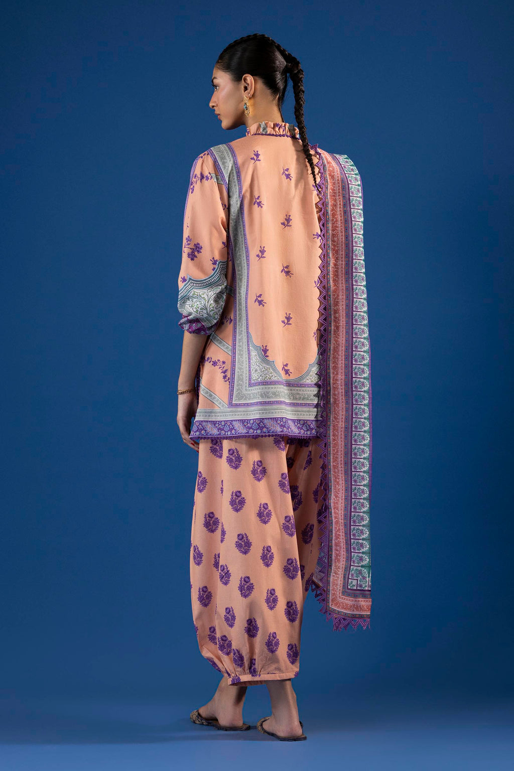 Sana Safinaz | Mahay Summer 26 | H264-008B-3CG - Luxury Dress - available at Maria Faisal in UK and USA.