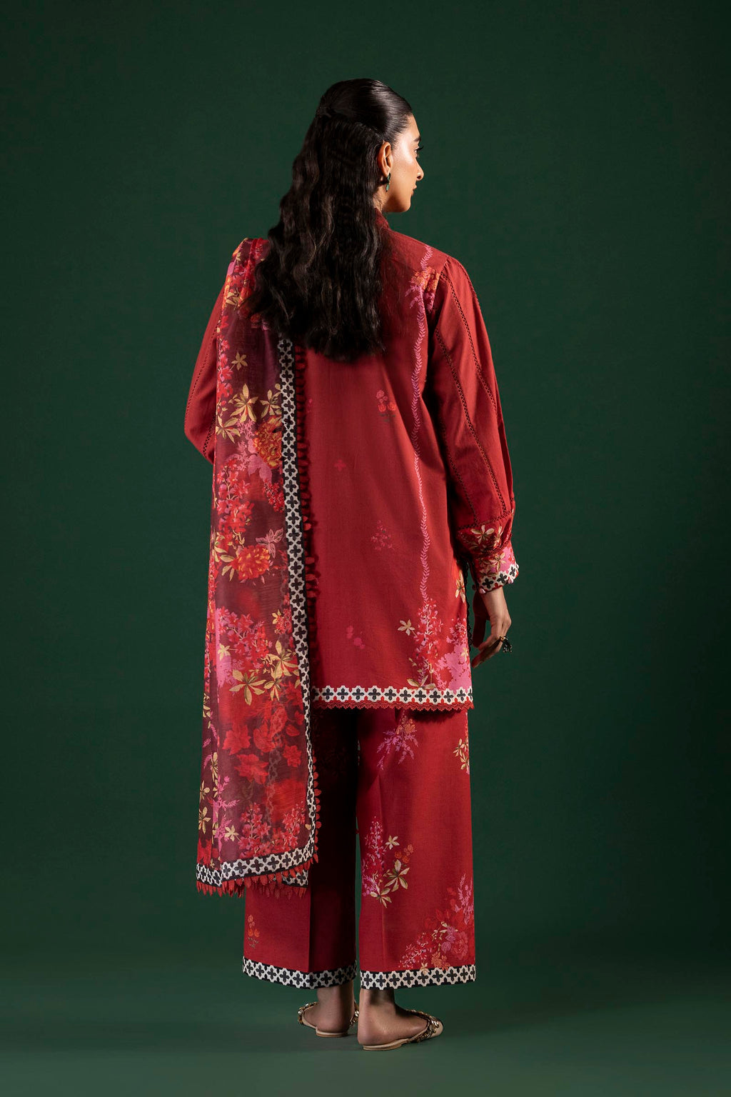 Sana Safinaz | Mahay Summer 26 | H264-010A-3AG - Luxury Dress - available at Maria Faisal in UK and USA.