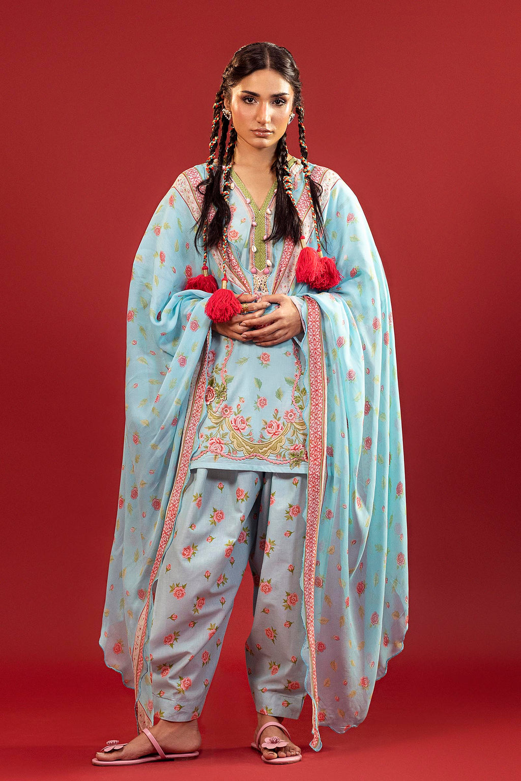 Sana Safinaz | Mahay Summer 26 |S-17 - Luxury Dress - available at Maria Faisal in UK and USA.
