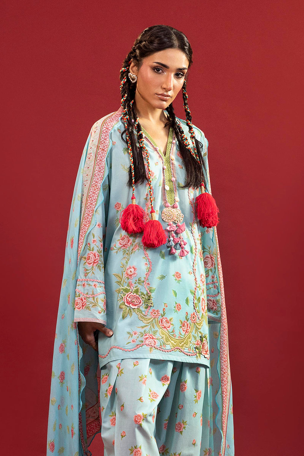 Sana Safinaz | Mahay Summer 26 |S-17 - Luxury Dress - available at Maria Faisal in UK and USA.