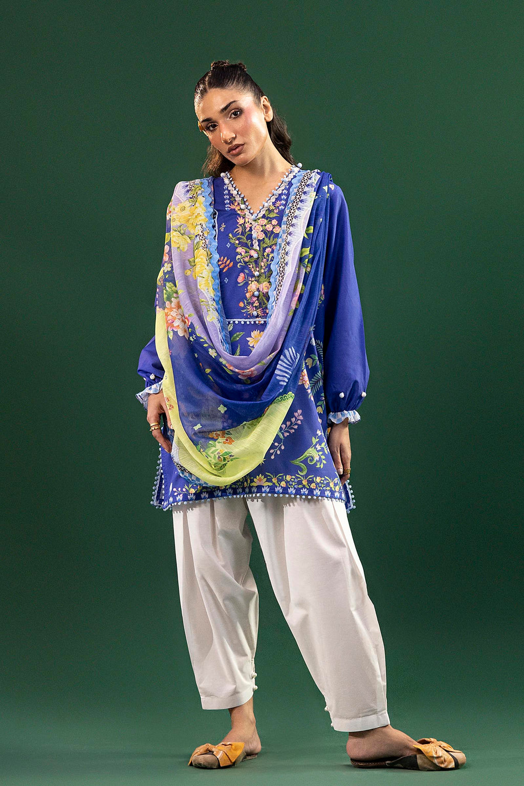 Sana Safinaz | Mahay Summer 26 |S-16 - Luxury Dress - available at Maria Faisal in UK and USA.