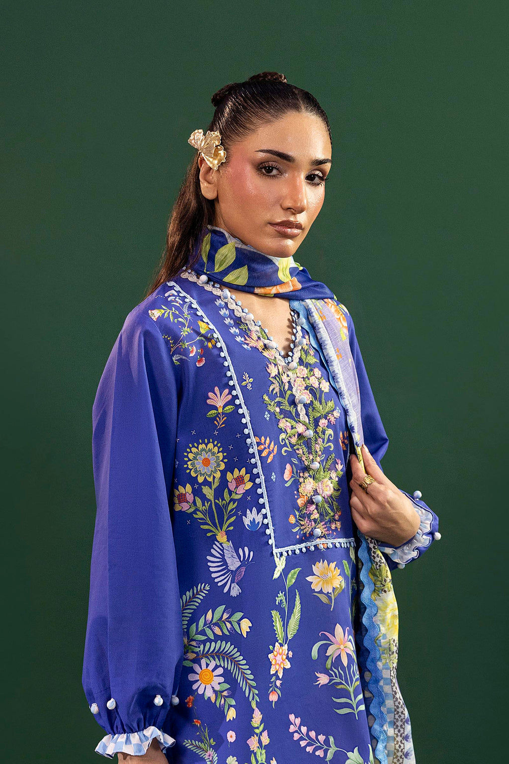 Sana Safinaz | Mahay Summer 26 |S-16 - Luxury Dress - available at Maria Faisal in UK and USA.