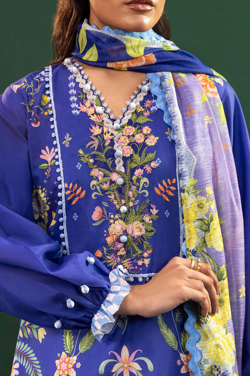 Sana Safinaz | Mahay Summer 26 |S-16 - Luxury Dress - available at Maria Faisal in UK and USA.