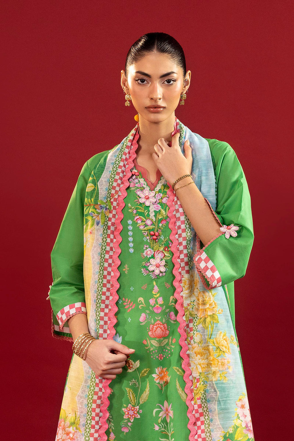 Sana Safinaz | Mahay Summer 26 |S-15 - Luxury Dress - available at Maria Faisal in UK and USA.