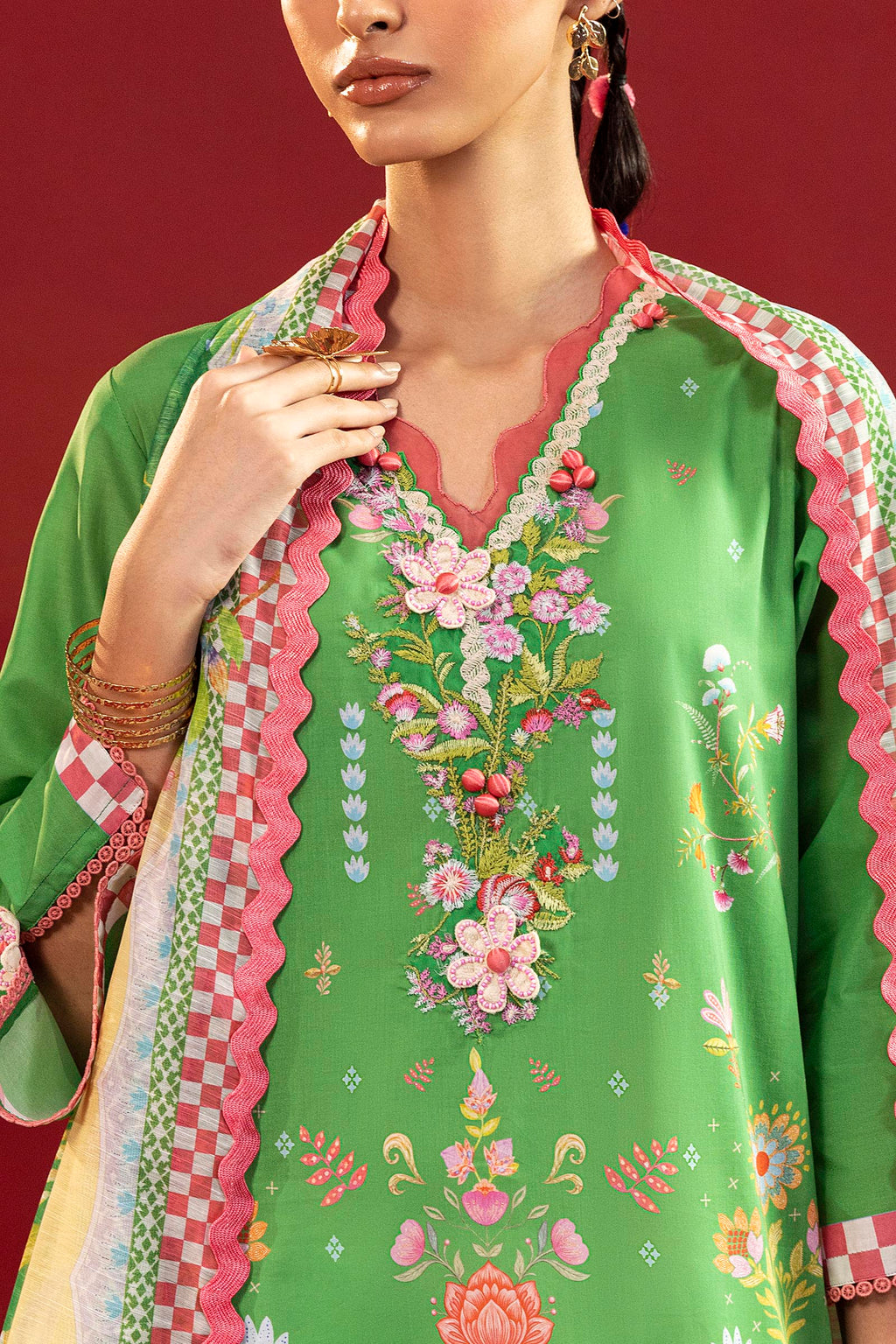 Sana Safinaz | Mahay Summer 26 |S-15 - Luxury Dress - available at Maria Faisal in UK and USA.