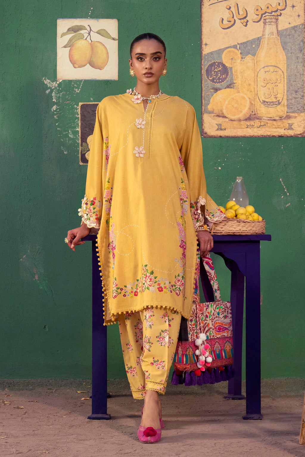 Sana Safinaz | Mahay Summer 26 |S-14 - Luxury Dress - available at Maria Faisal in UK and USA.