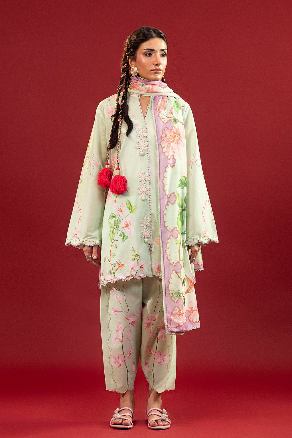 Sana Safinaz | Mahay Summer 26 |S-11 - Luxury Dress - available at Maria Faisal in UK and USA.