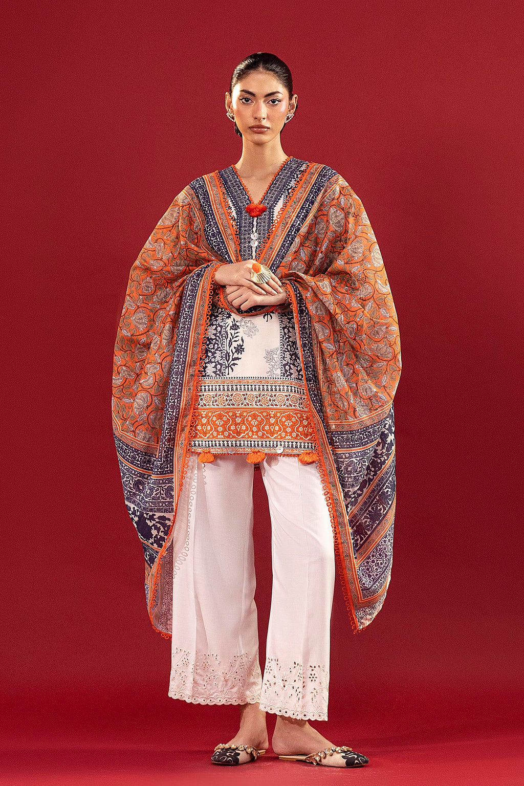 Sana Safinaz | Mahay Summer 26 |S-08 - Luxury Dress - available at Maria Faisal in UK and USA.