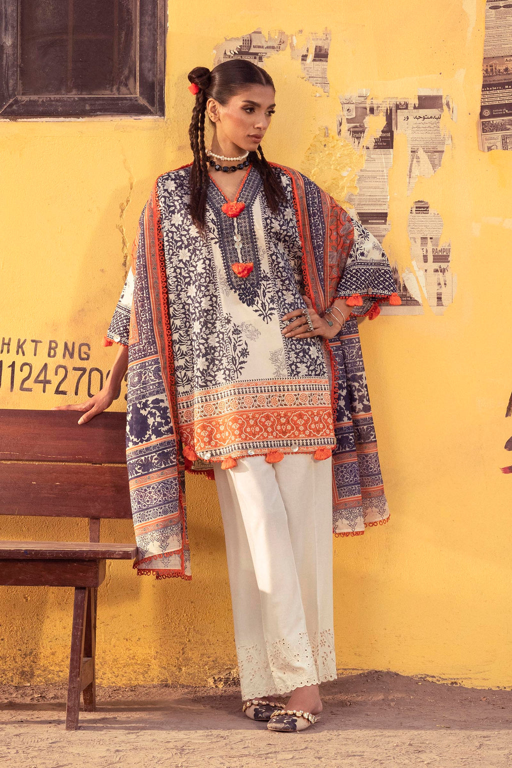Sana Safinaz | Mahay Summer 26 |S-08 - Luxury Dress - available at Maria Faisal in UK and USA.