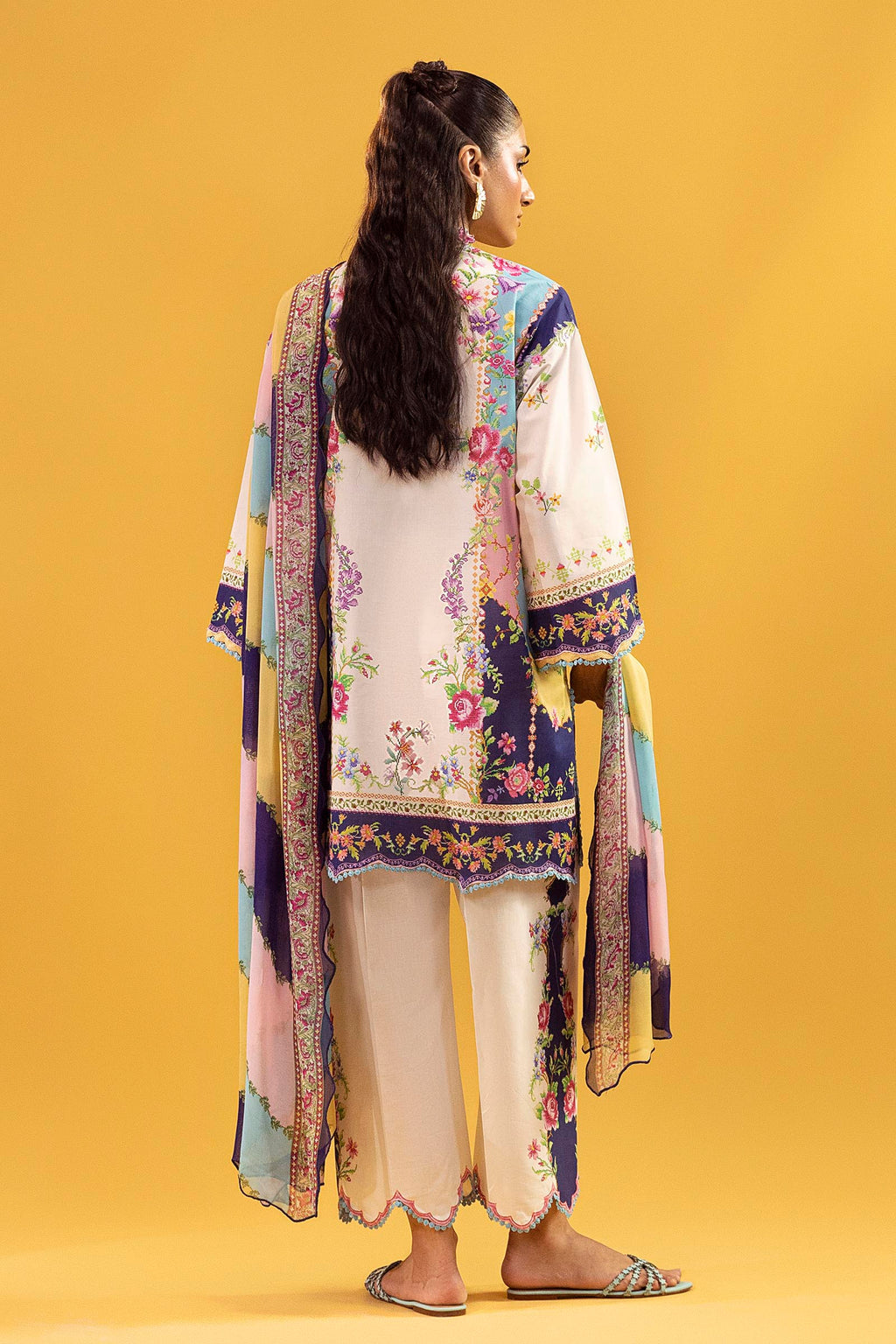 Sana Safinaz | Mahay Summer 26 |S-07 - Luxury Dress - available at Maria Faisal in UK and USA.