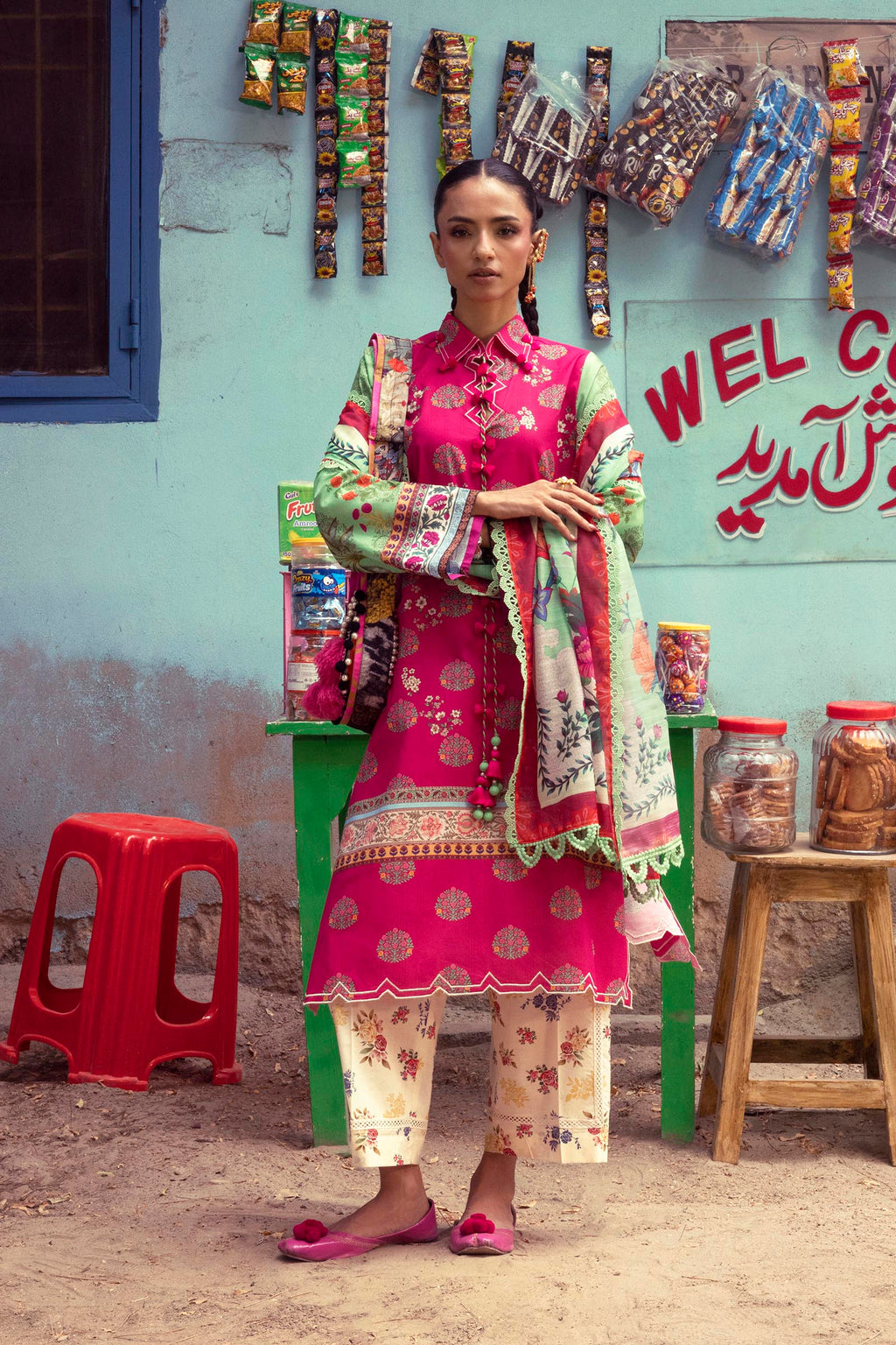 Sana Safinaz | Mahay Summer 26 |S-05 - Luxury Dress - available at Maria Faisal in UK and USA.