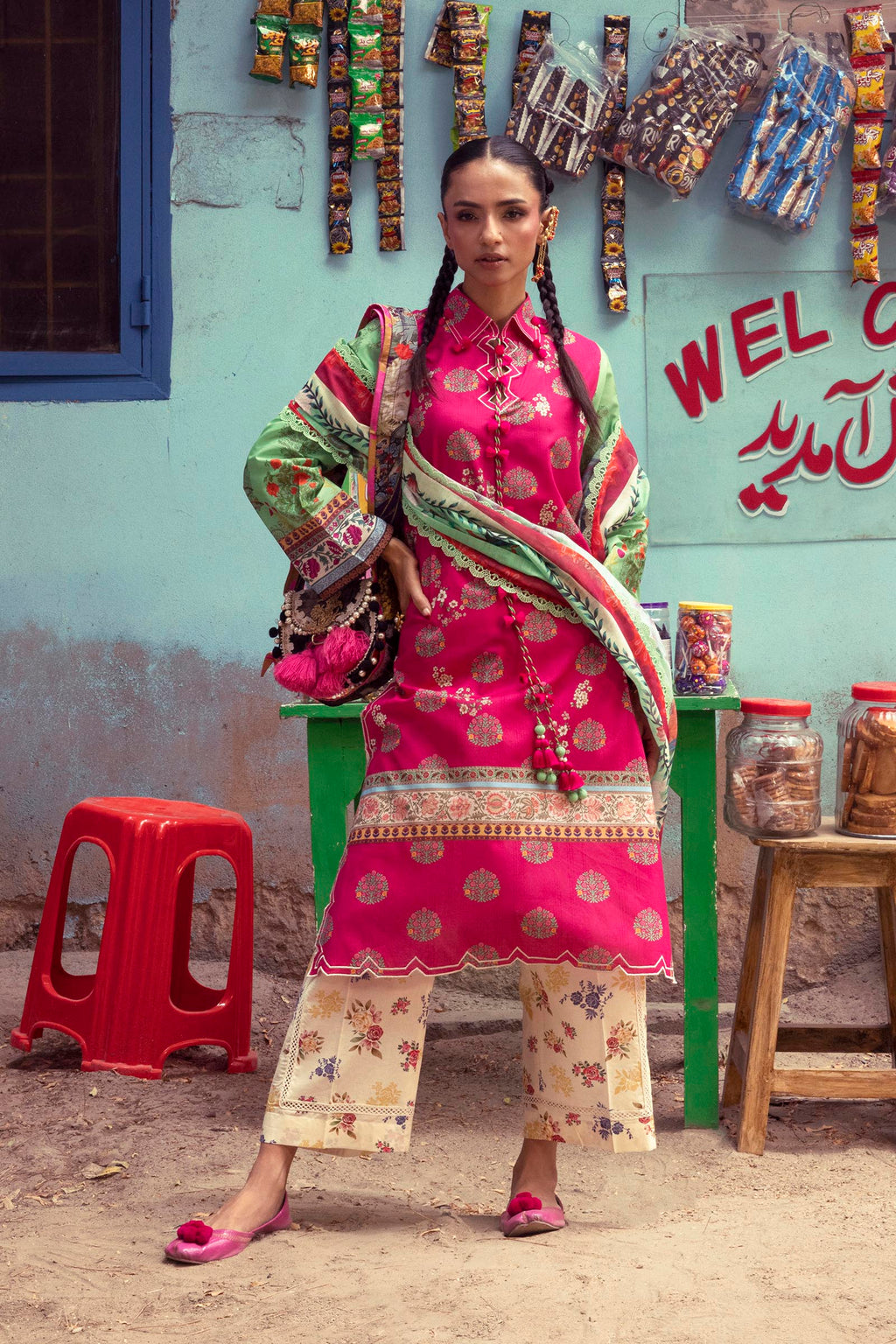Sana Safinaz | Mahay Summer 26 |S-05 - Luxury Dress - available at Maria Faisal in UK and USA.