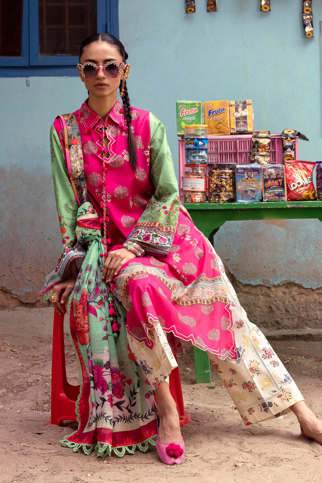 Sana Safinaz | Mahay Summer 26 |S-05 - Luxury Dress - available at Maria Faisal in UK and USA.