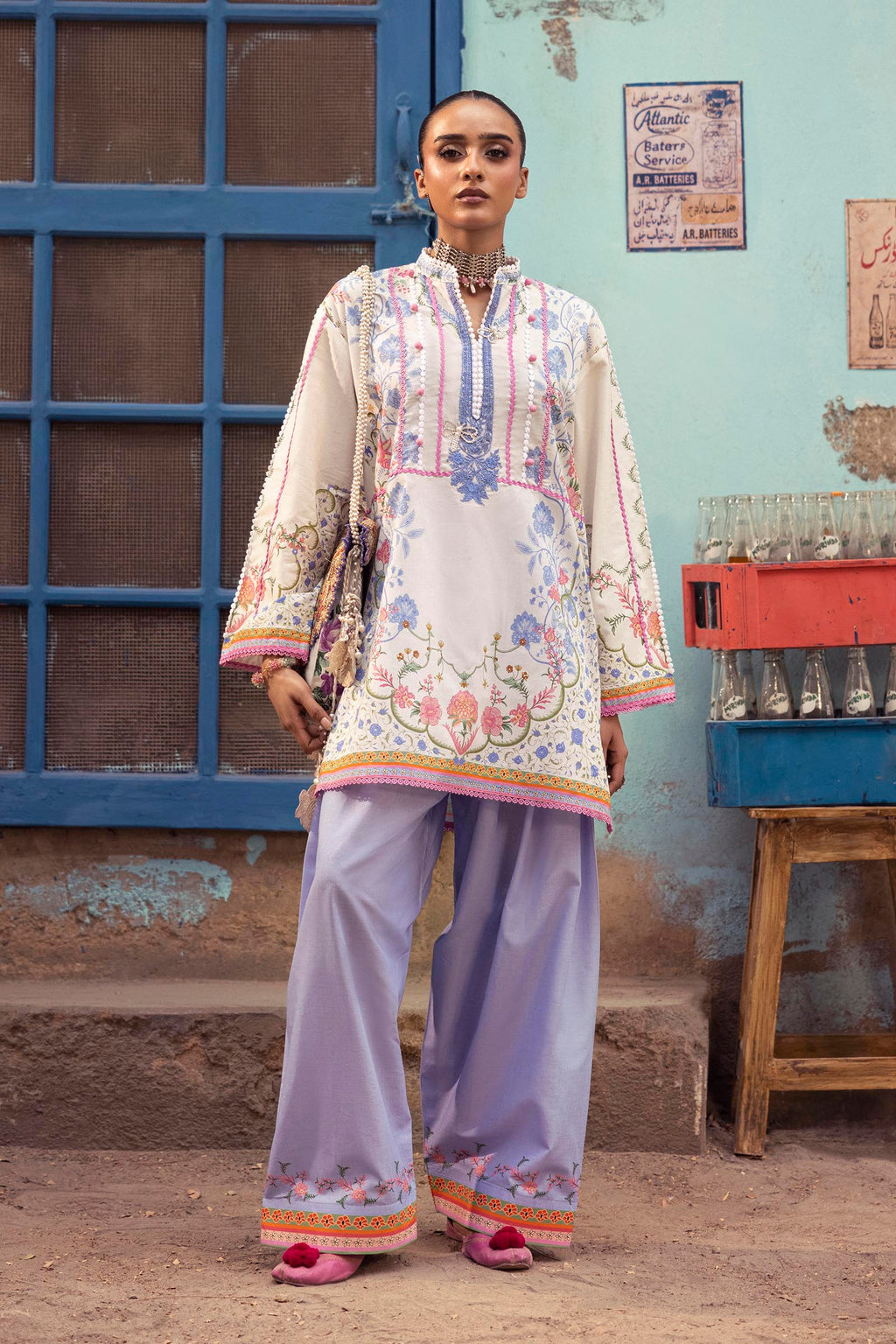Sana Safinaz | Mahay Summer 26 |S-04 - Luxury Dress - available at Maria Faisal in UK and USA.