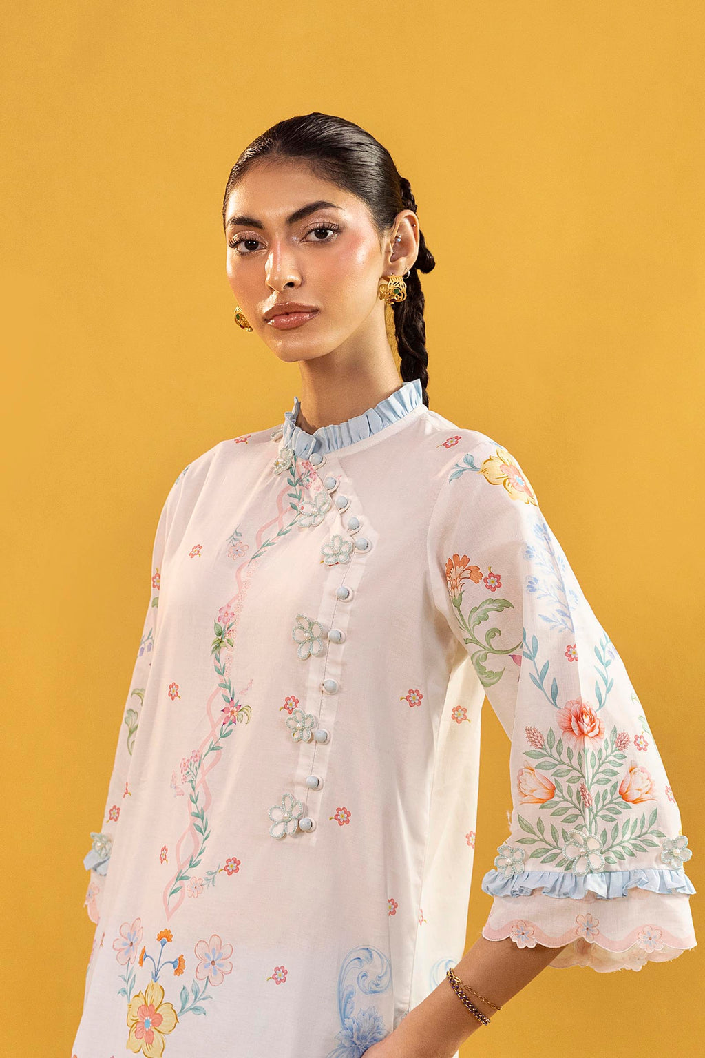 Sana Safinaz | Mahay Summer 26 |S-02 - Luxury Dress - available at Maria Faisal in UK and USA.