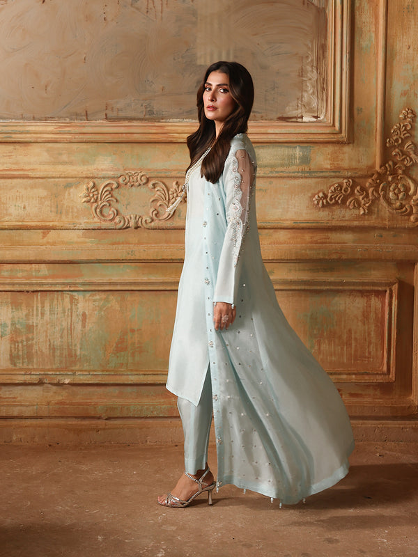 Ain | Sila Formals | HARMONY - Formal Dress - available at Maria Faisal in UK and USA.