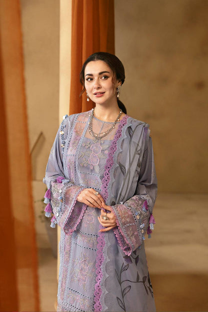Saira Rizwan | Luxury Lawn 25 |EDRINA-SRL25-03 by Maria Faisal - Registered Vendor of : Saira Rizwan - type : Ladies Clothes - 100% original wedding dresses