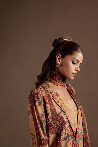Saira Rizwan | Ramadan Edit 26 | NURA-SRRSP-26-05 - Dress - available at Maria Faisal in UK and USA.