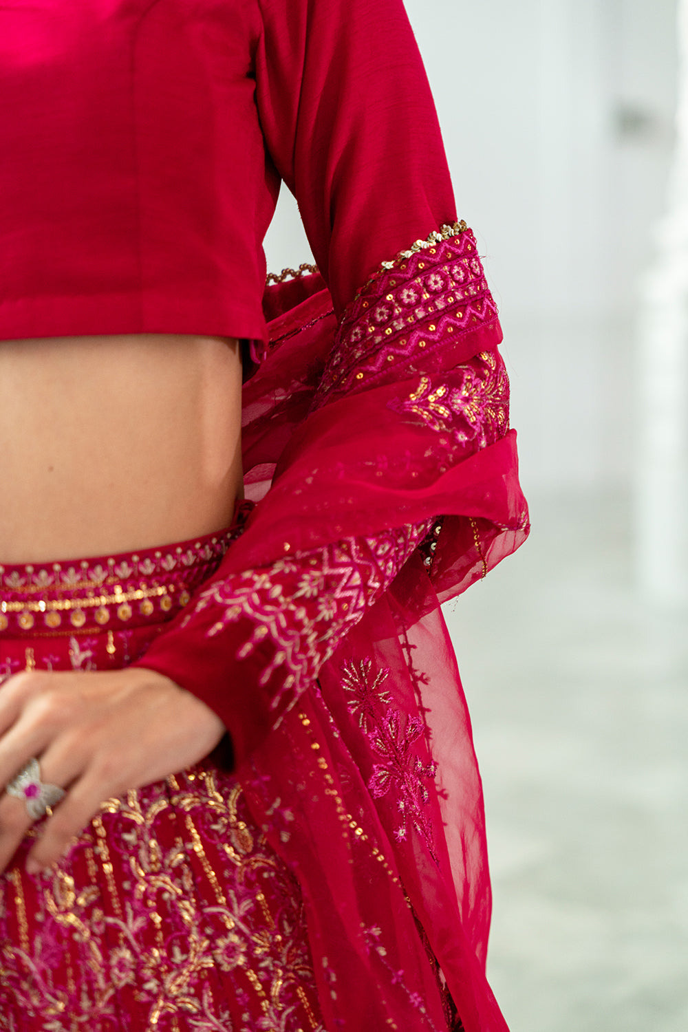 Saira Rizwan | Naqsh Festive | SRN24-04 Sharmas - Wedding Dress - Maria Faisal