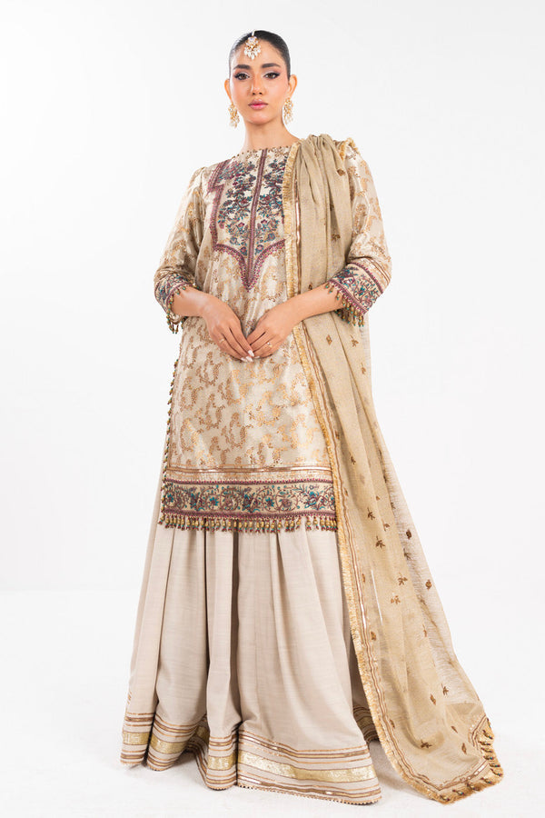 Al Karam | Luxe Formals | RTS | SHIRT, LINING, TROUSER & DUPATTA P - Ladies Clothes - Maria Faisal