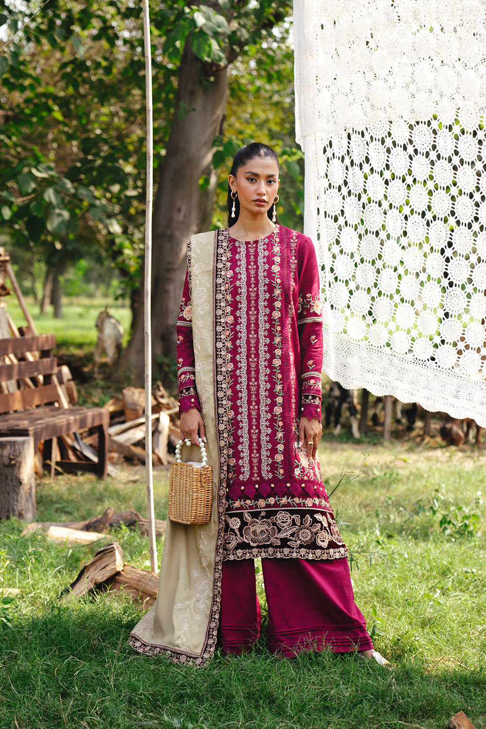 Saira Rizwan | Winter 2024 | SANSA-SRW24-09 - Ladies Clothes - Maria Faisal