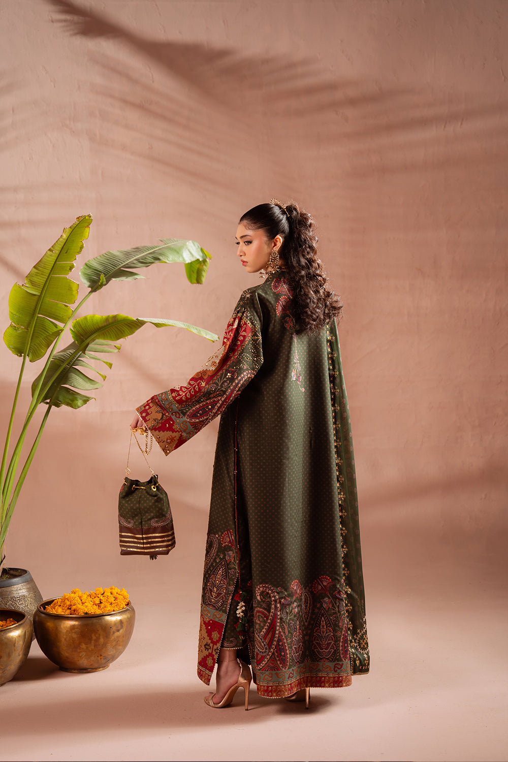 Saira Rizwan | Ramadan Edit 26 | MINA- SRRSP-26-08 - Dress - available at Maria Faisal in UK and USA.
