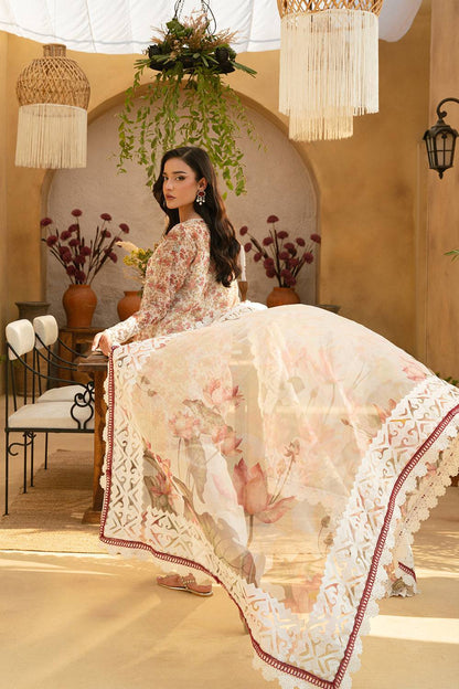 Saira Rizwan | Luxury Lawn 25 | MAYA-SRL25-06 by Maria Faisal - Registered Vendor of : Saira Rizwan - type : Ladies Clothes - 100% original wedding dresses