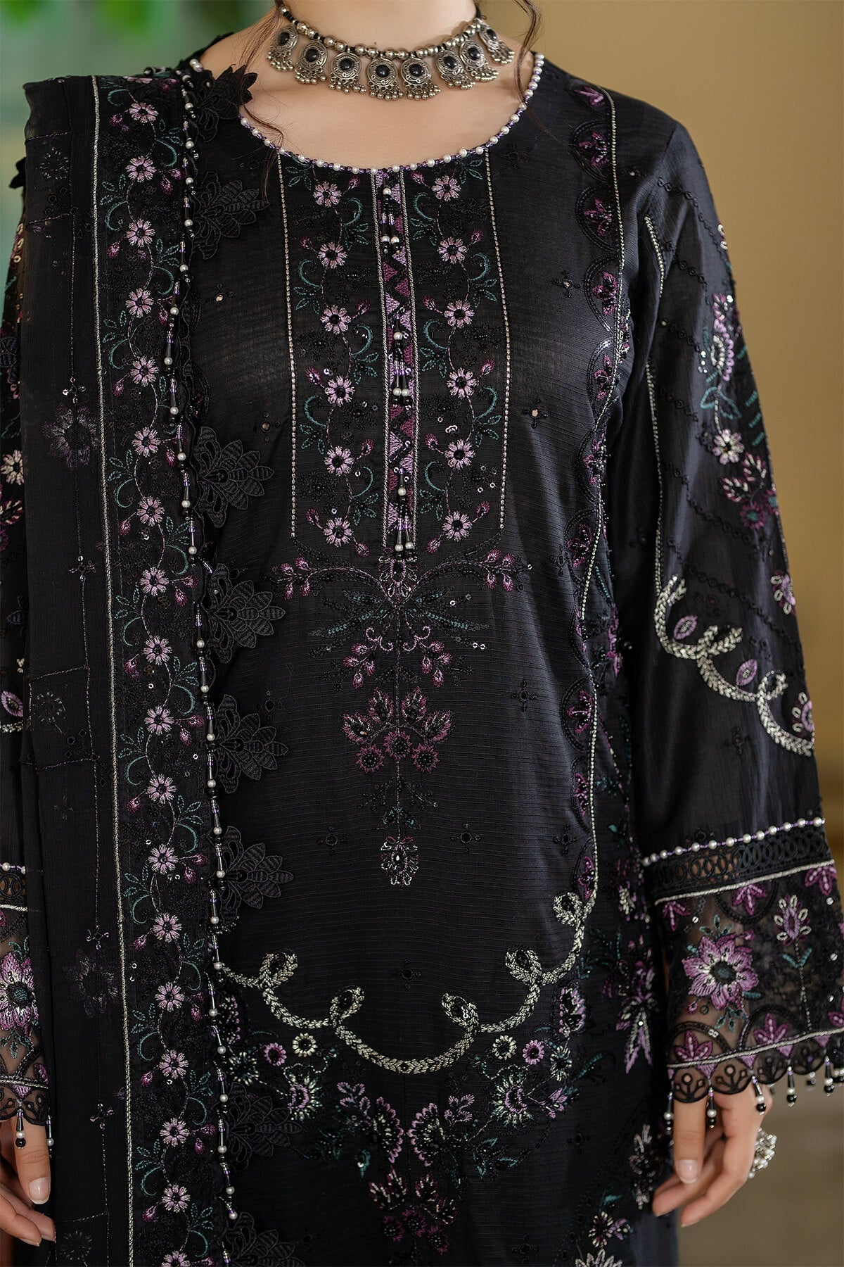 Raeesa Premium | Kimora Lawn Collection | Kimora | HL-12 Mina - Ladies Clothes - Maria Faisal