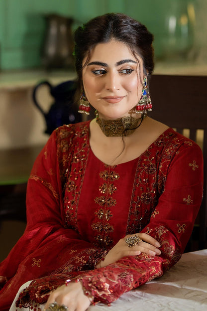 Raeesa Premium | Kimora Lawn Collection | Kimora | HL-14 Nora - Ladies Clothes - Maria Faisal