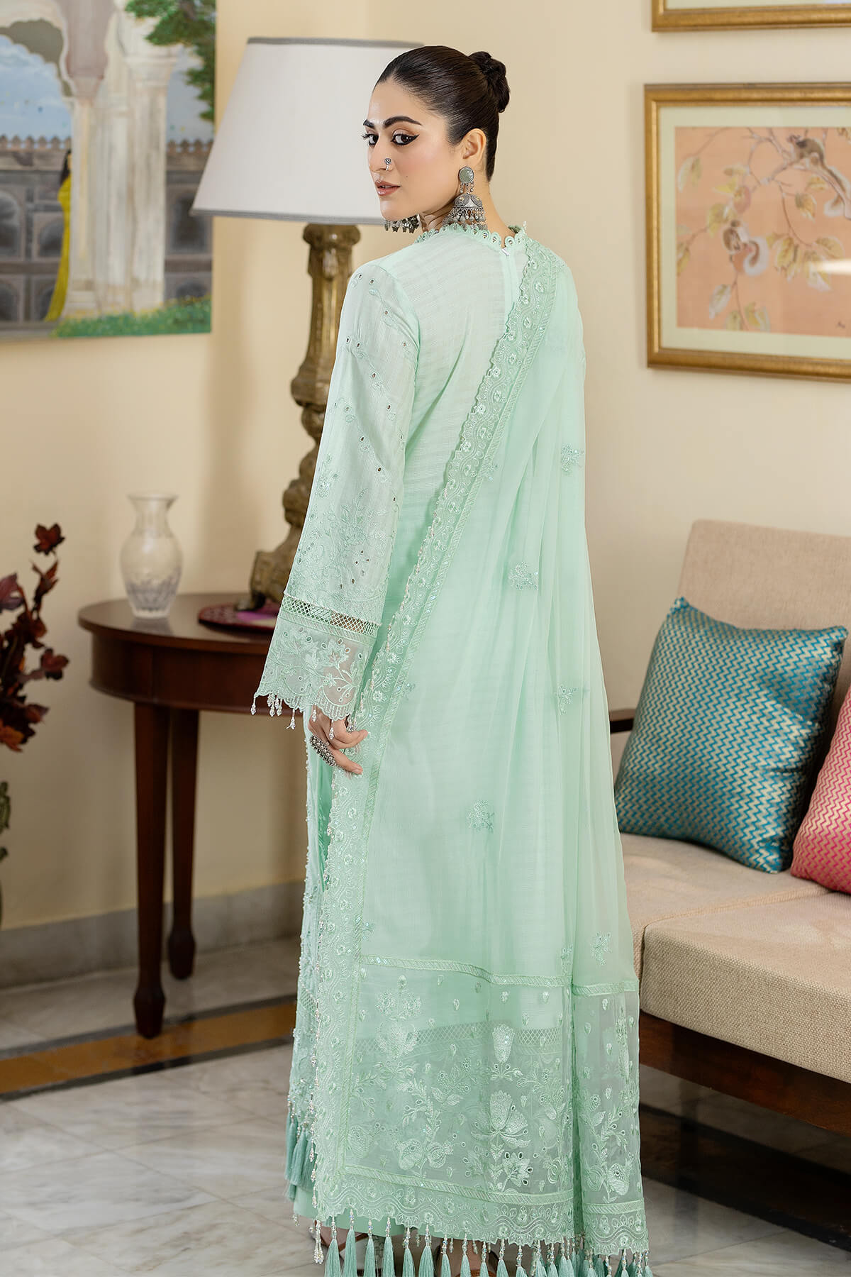 Raeesa Premium | Kimora Lawn Collection | Kimora | HL-15 Aysel - Ladies Clothes - Maria Faisal