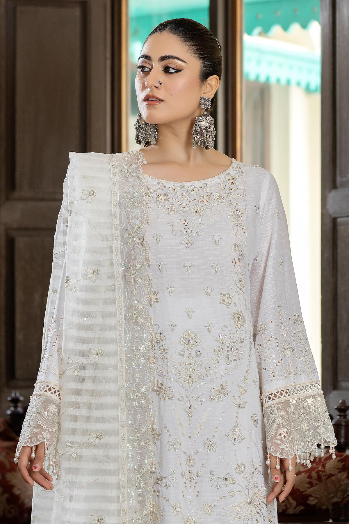 Raeesa Premium | Kimora Lawn Collection | Kimora | HL-18 Marwa - Ladies Clothes - Maria Faisal