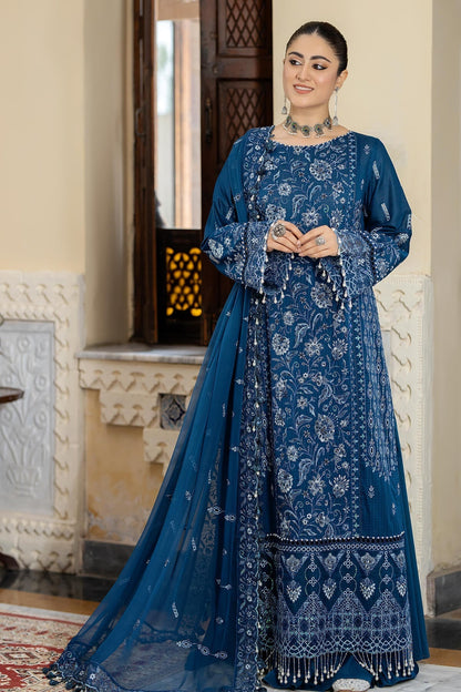 Raeesa Premium | Kimora Lawn Collection | Kimora | HL-19 Farheen - Ladies Clothes - Maria Faisal