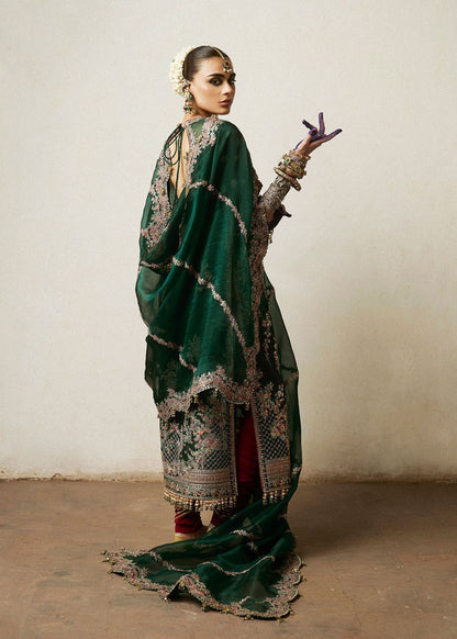 Hussain Rehar | Festive Formals 24 |  Jamali - Designer Dress with Intricate embroidery and embellishments. Shop elegent wedding dress at Maria Faisal.