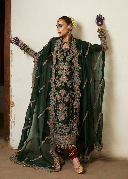 Hussain Rehar | Festive Formals 24 |  Jamali - Designer Dress with Intricate embroidery and embellishments. Shop elegent wedding dress at Maria Faisal.