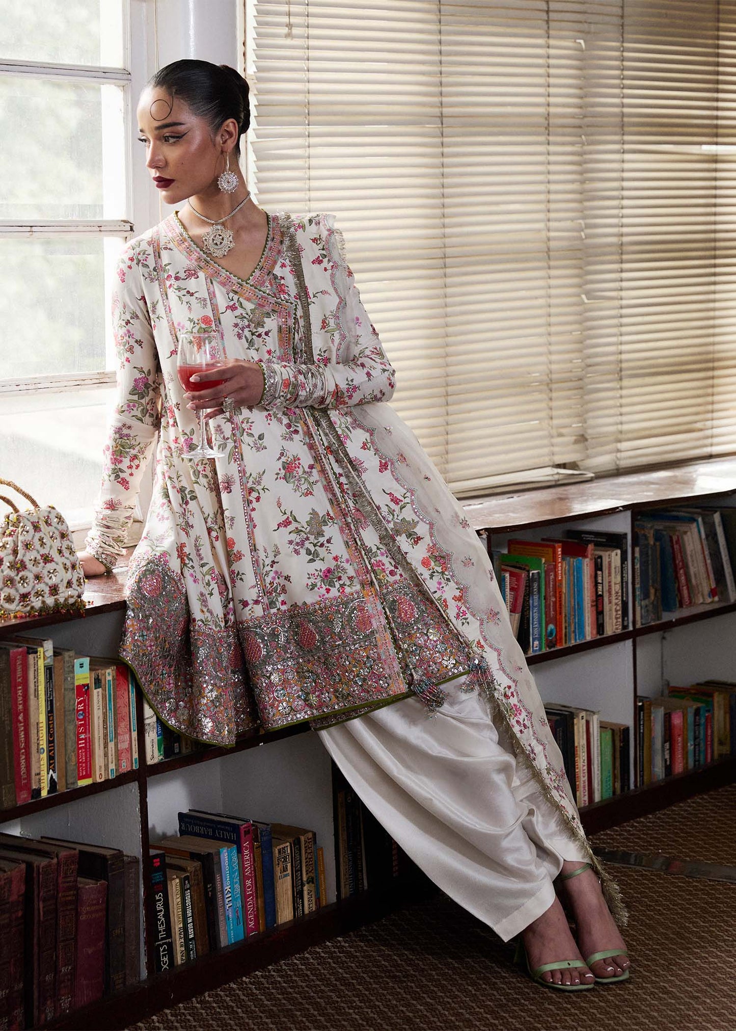 Hussain Rehar | SS Luxury Pret 25 | Inara by Maria Faisal - Registered Vendor of : Hussain Rehar - type : Ladies Clothes - 100% original wedding dresses