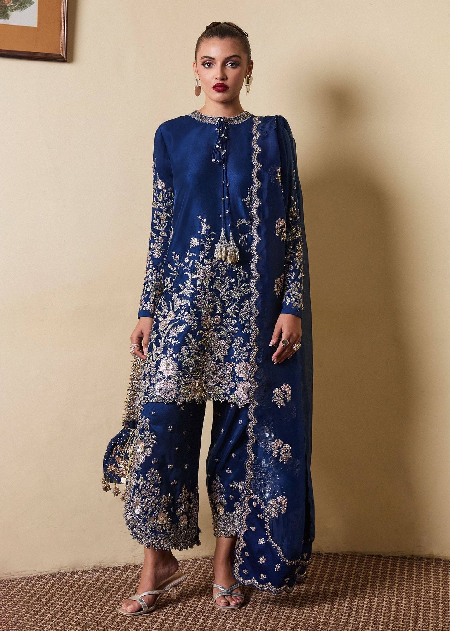 Hussain Rehar | SS Luxury Pret 25 | Twil by Maria Faisal - Registered Vendor of : Hussain Rehar - type : Ladies Clothes - 100% original wedding dresses