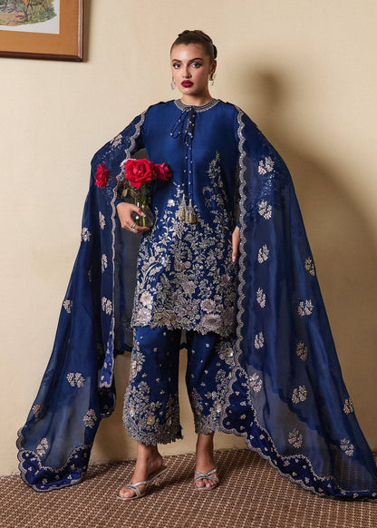 Hussain Rehar | SS Luxury Pret 25 | Twil by Maria Faisal - Registered Vendor of : Hussain Rehar - type : Ladies Clothes - 100% original wedding dresses