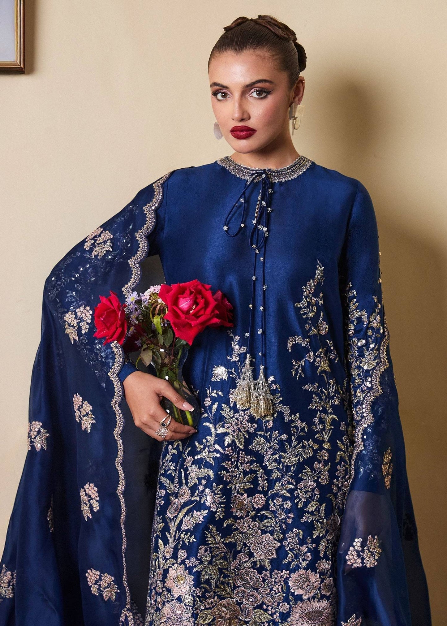 Hussain Rehar | SS Luxury Pret 25 | Twil by Maria Faisal - Registered Vendor of : Hussain Rehar - type : Ladies Clothes - 100% original wedding dresses
