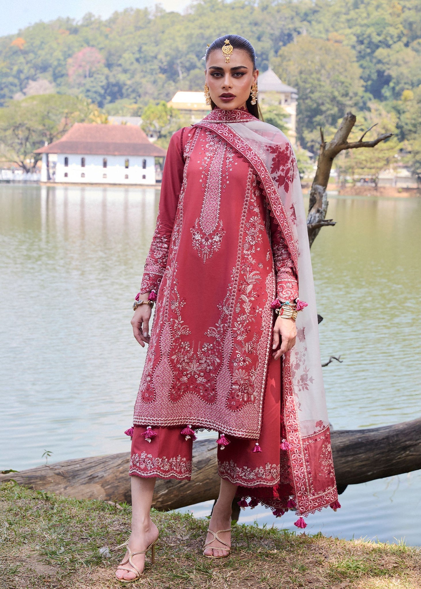 Hussain Rehar | Luxury Lawn 25 | Flare