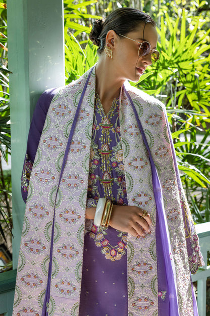 Mushq | Nuvera Raw Silk 26 | Elaris - Luxury Dress - available at Maria Faisal in UK and USA.