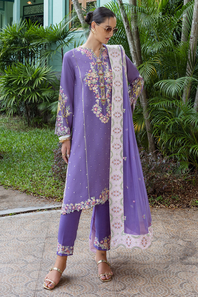 Mushq | Nuvera Raw Silk 26 | Elaris - Luxury Dress - available at Maria Faisal in UK and USA.