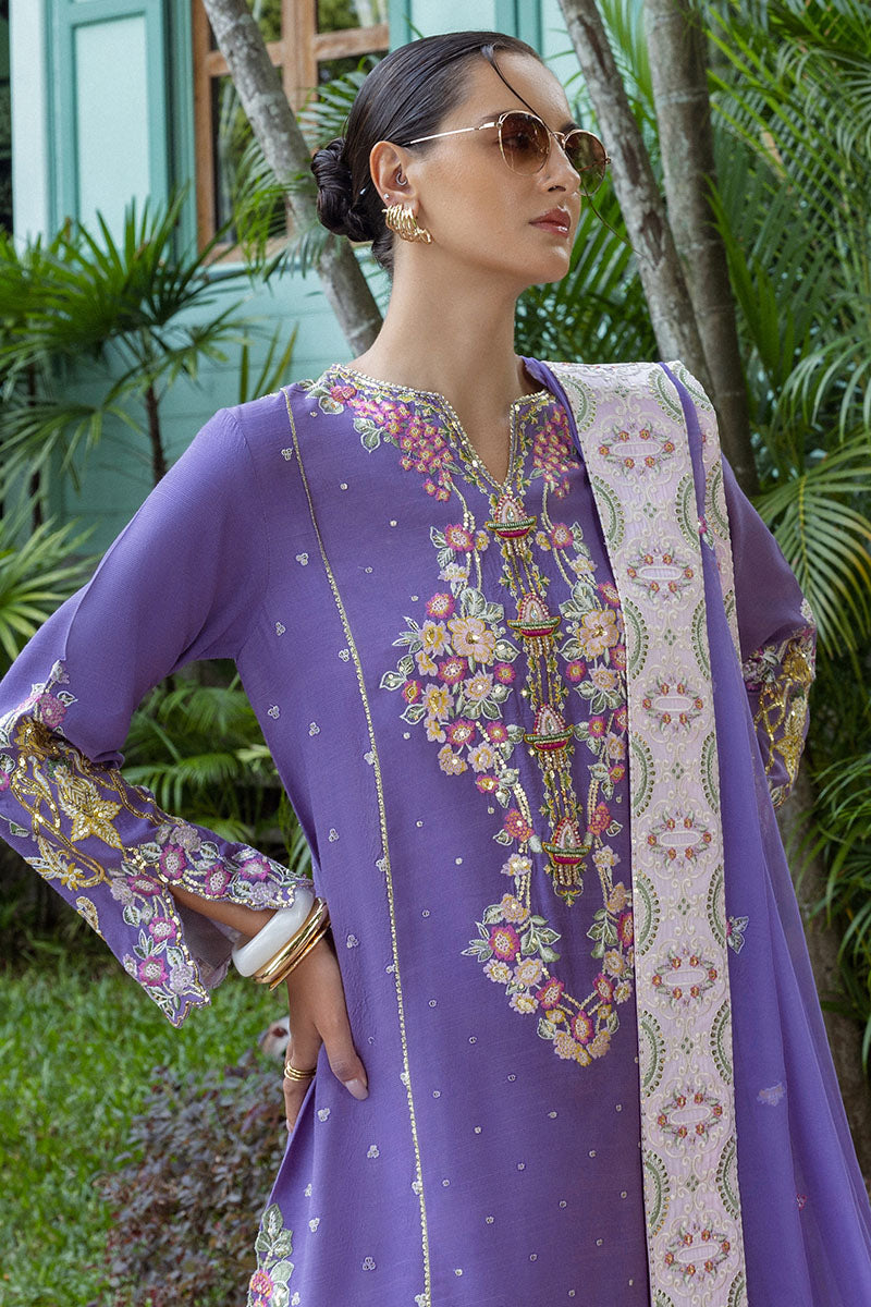 Mushq | Nuvera Raw Silk 26 | Elaris - Luxury Dress - available at Maria Faisal in UK and USA.