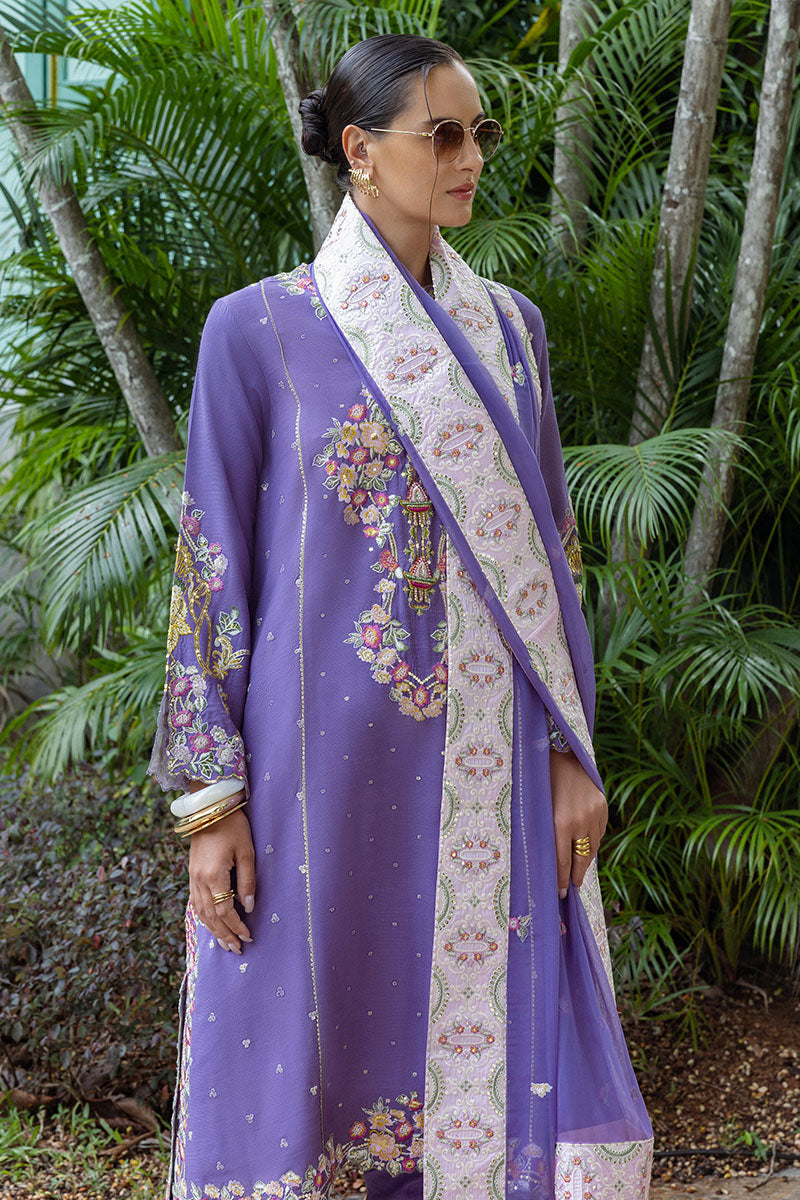 Mushq | Nuvera Raw Silk 26 | Elaris - Luxury Dress - available at Maria Faisal in UK and USA.