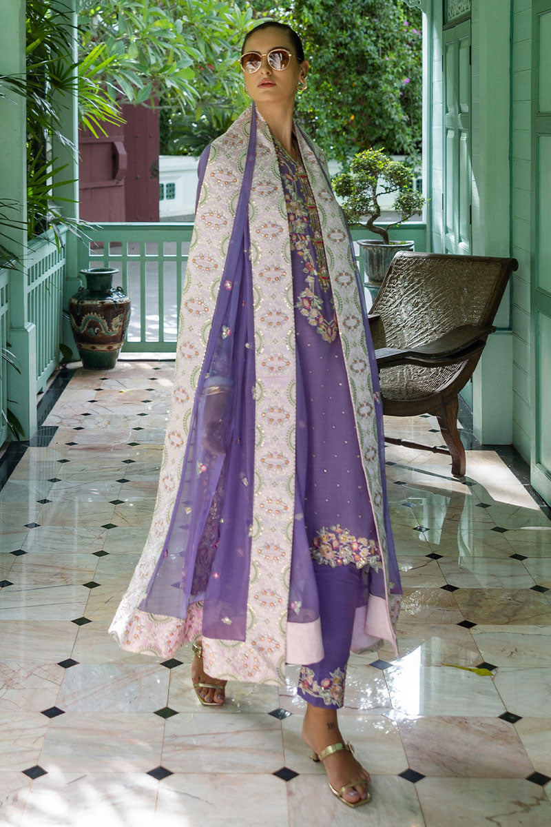 Mushq | Nuvera Raw Silk 26 | Elaris - Luxury Dress - available at Maria Faisal in UK and USA.