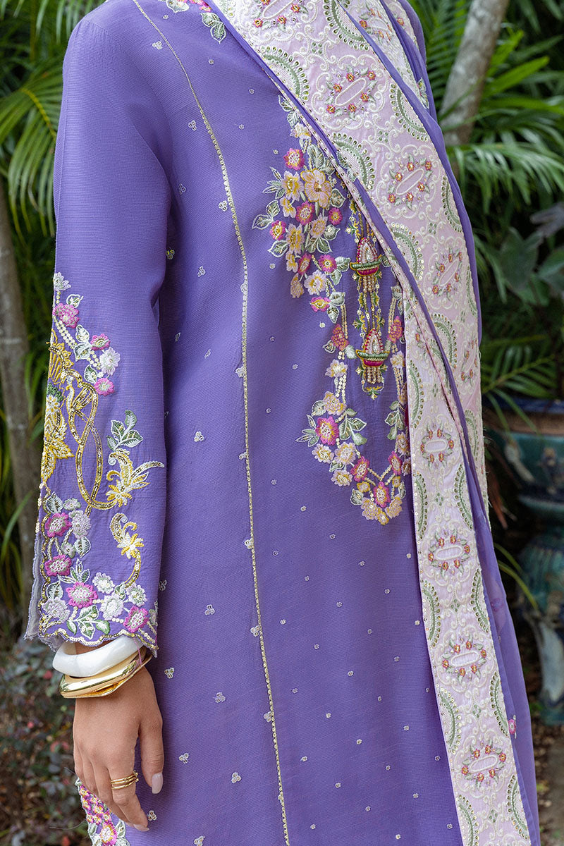 Mushq | Nuvera Raw Silk 26 | Elaris - Luxury Dress - available at Maria Faisal in UK and USA.