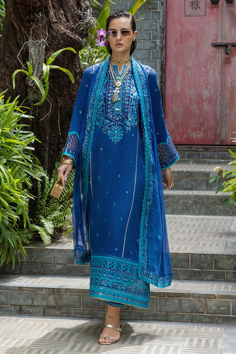 Mushq | Nuvera Raw Silk | Marisette - Ladies Clothes - Maria Faisal