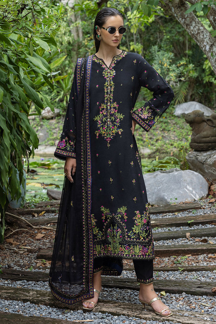 Mushq | Nuvera Raw Silk | Onyxa - Ladies Clothes - Maria Faisal