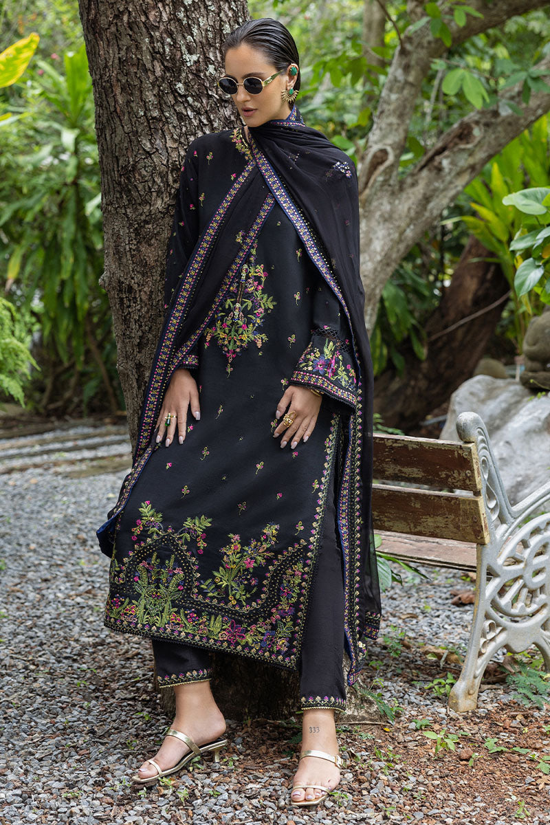 Mushq | Nuvera Raw Silk | Onyxa - Ladies Clothes - Maria Faisal