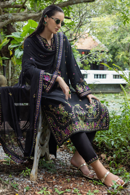Mushq | Nuvera Raw Silk | Onyxa - Ladies Clothes - Maria Faisal